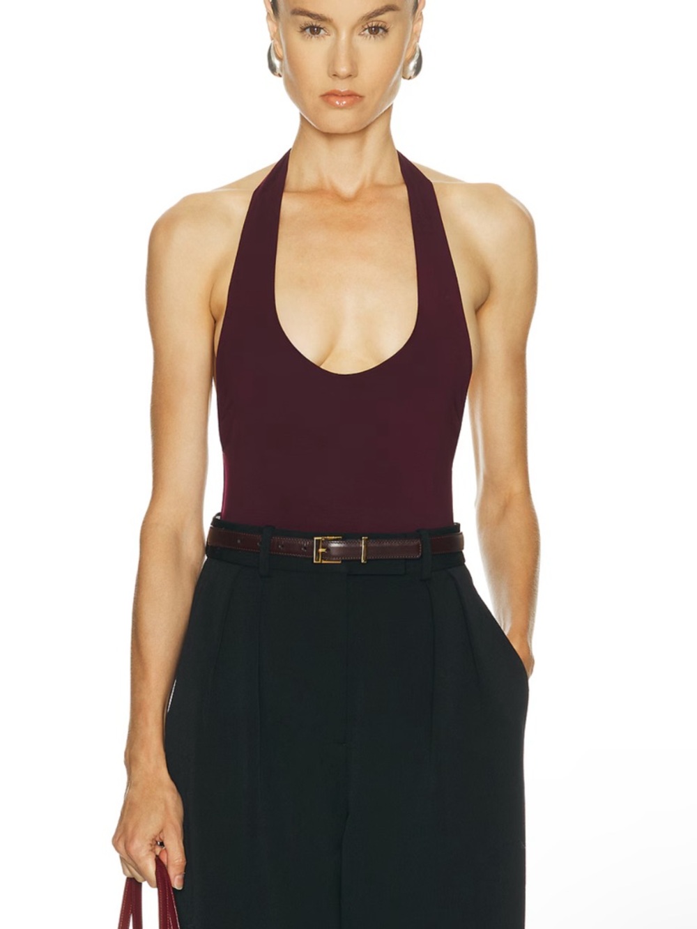 SANS FAFF Bamboo Halter Bodysuit